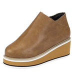 Belifi Women's Chelsea Boots with Thick Platform Wedge Heels