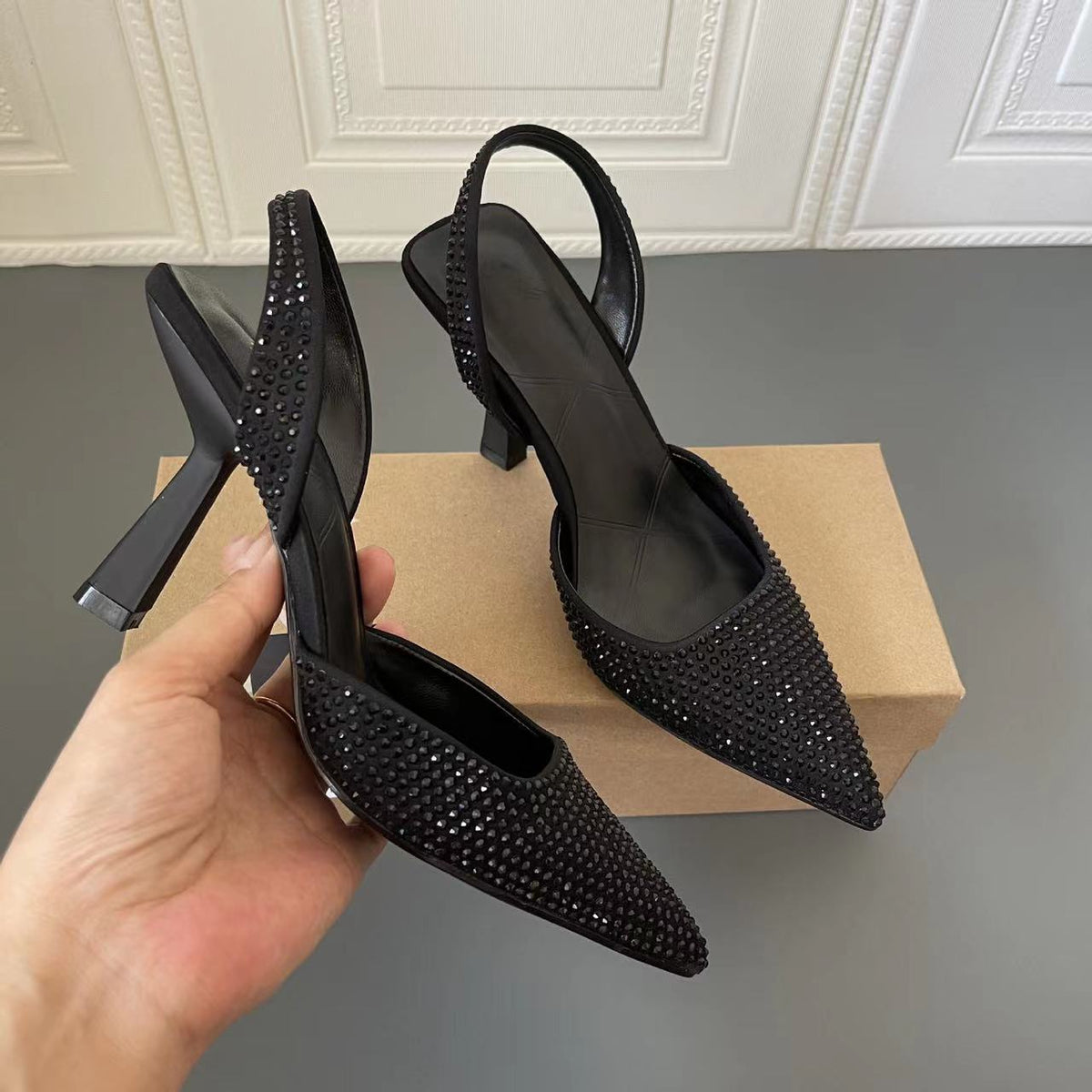 BelifiHigh HeelDiamond Sandals