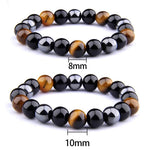 Belifi Triple Stone Protection Bracelet