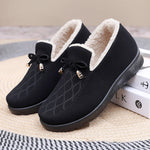 Belifi Winter Women's Casual Fleece-Lined Anti-slip Soft-Sole Cotton Shoes