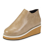 Belifi Women's Chelsea Boots with Thick Platform Wedge Heels