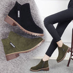 Belifi Comfortable Fashionable Low-heeled Cotton Women's Boots