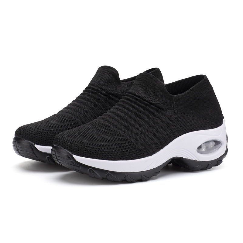 Belifi Women's Stylish Lightweight Flyknit Sports Casual Shoes