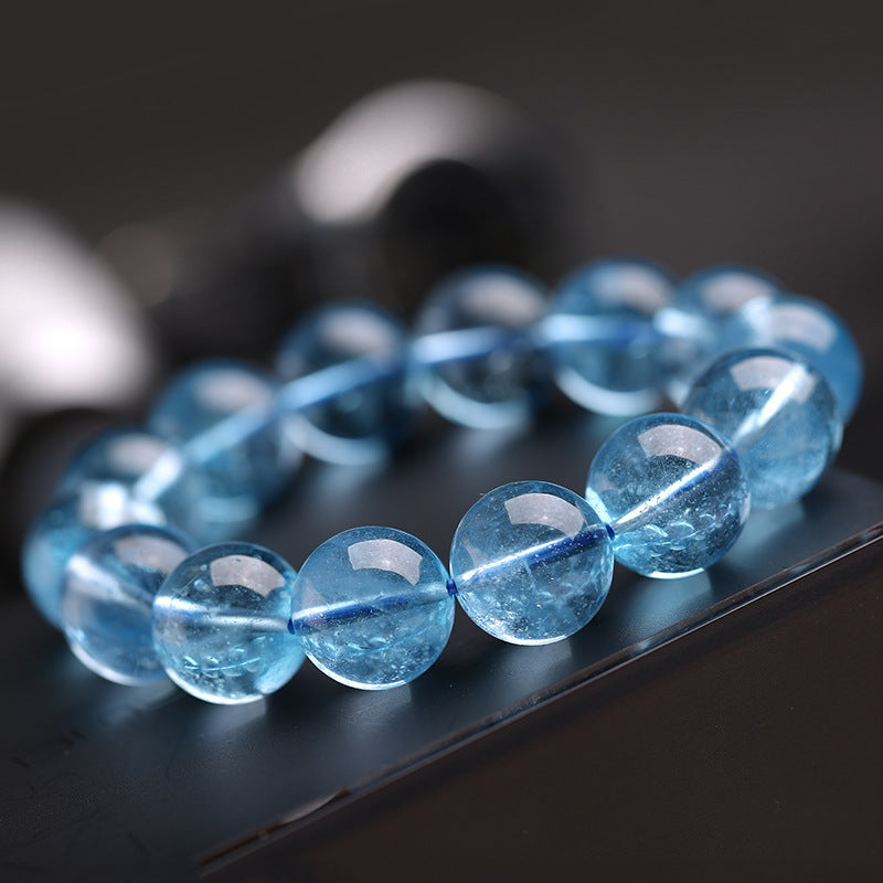 Natural Ice Hydrating Aquamarine Bracelet