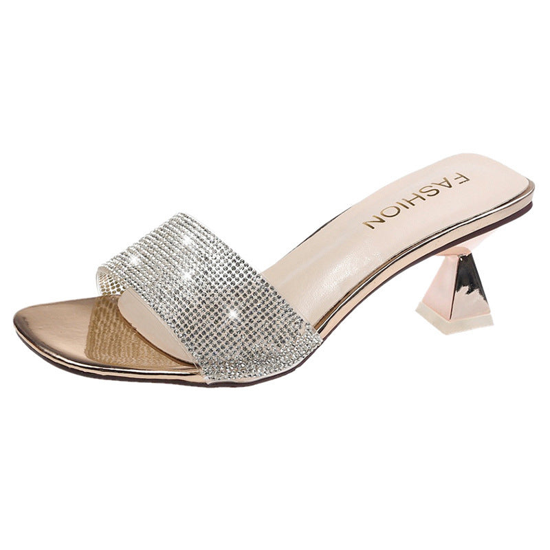 Belifi Fashionable Rhinestone Sandals