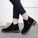 Belifi Comfortable Fashionable Low-heeled Cotton Women's Boots