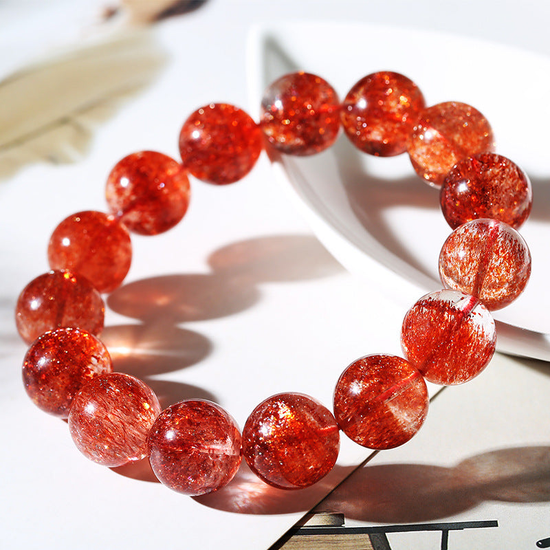 Rose Gold Agate Blessing Bracelet