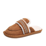 Belifi Winter Fleece-Lined Warm Comfortable Soft-Sole Cotton Shoes