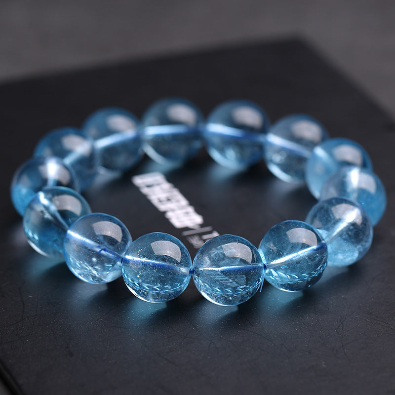 Natural Ice Hydrating Aquamarine Bracelet