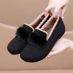 Belifi Winter Women's Casual Fleece-Lined Anti-slip Soft-Sole Cotton Shoes