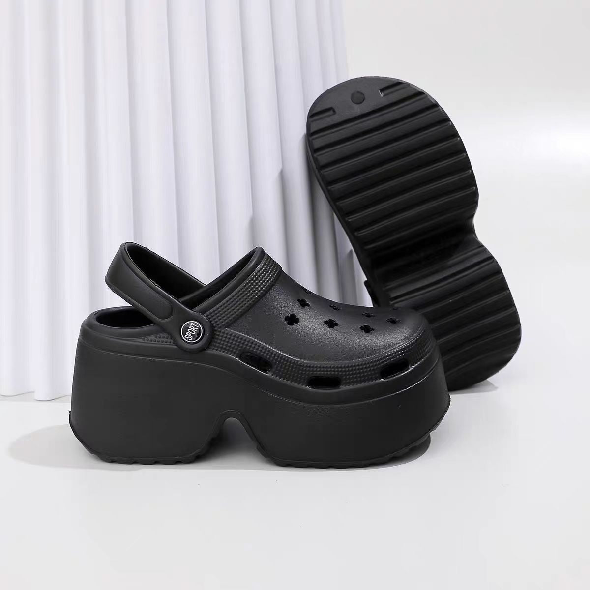 Belifi Thick Soled Breathable Anti Slip Beach Slippers