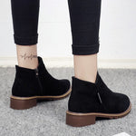 Belifi Comfortable Fashionable Low-heeled Cotton Women's Boots