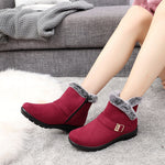 Belifi Winter Fleece-Lined High-Top Anti-slip Cotton Shoes