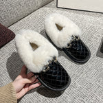 Belifi Winter Women's Comfortable and Warm Furry Cotton Shoes