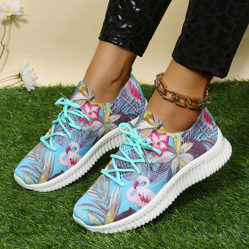 Belifi Women's Stylish Lightweight Flyknit Sports Casual Shoes