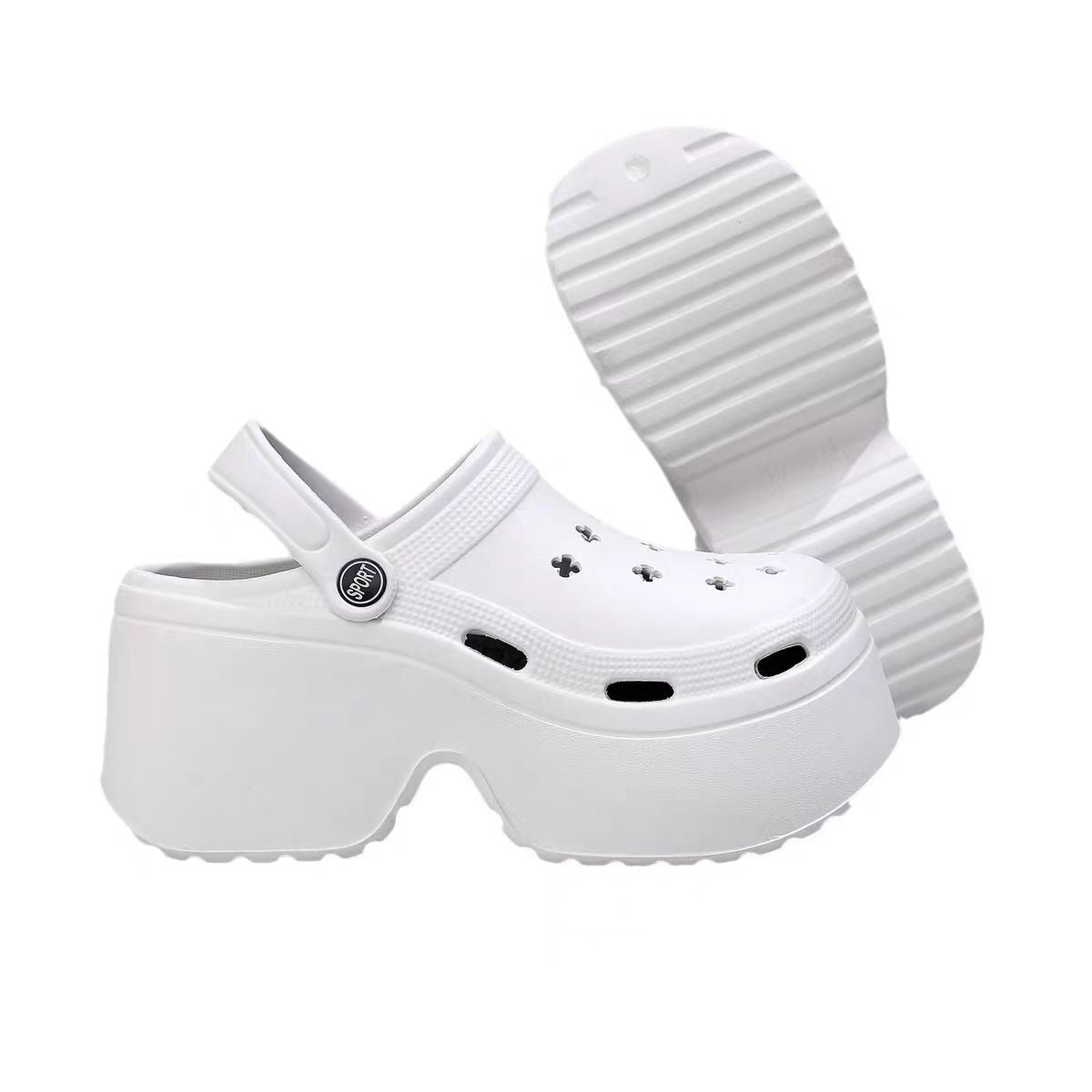 Belifi Thick Soled Breathable Anti Slip Beach Slippers