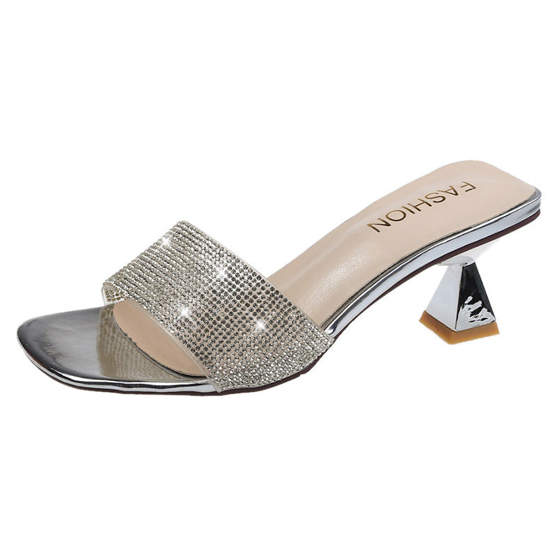 Belifi Fashionable Rhinestone Sandals