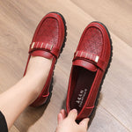 Belifi Comfortable and Breathable Genuine Leather Hollow Shoes