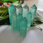 Natural lake blue fluorite