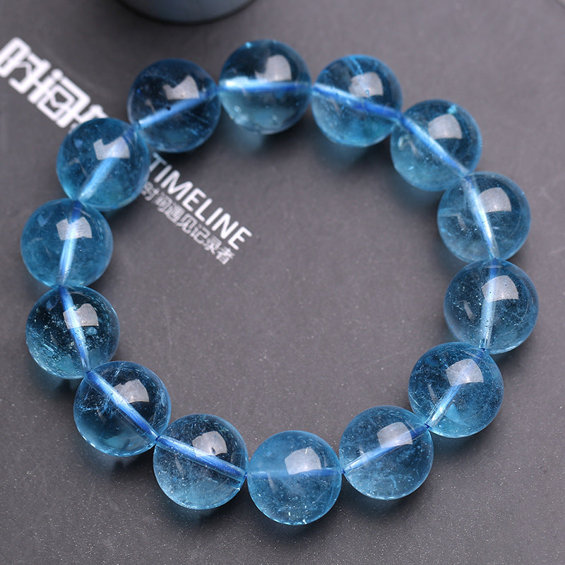 Natural Ice Hydrating Aquamarine Bracelet