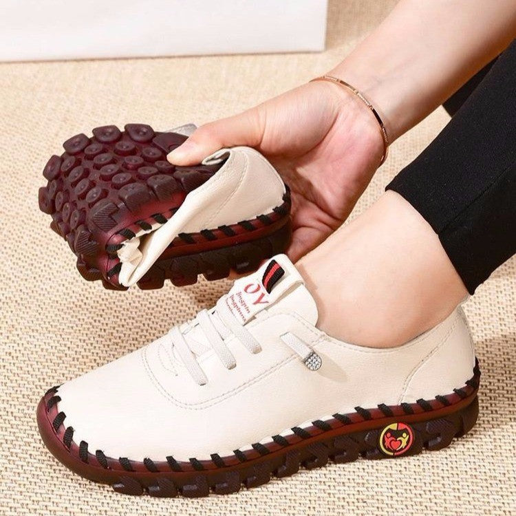 Belifi Autumn Women's Elastic Soft-Sole Flat Casual Shoes