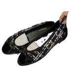 Belifi Flat-bottomed Round Bow Flat-bottomed Shoes