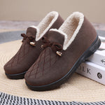 Belifi Winter Women's Casual Fleece-Lined Anti-slip Soft-Sole Cotton Shoes