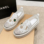 BelifiFlat Bottom ComfortableRhinestone Shoes