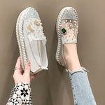 BelifiFlat Bottom ComfortableRhinestone Shoes