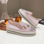 BelifiFlat Bottom ComfortableRhinestone Shoes