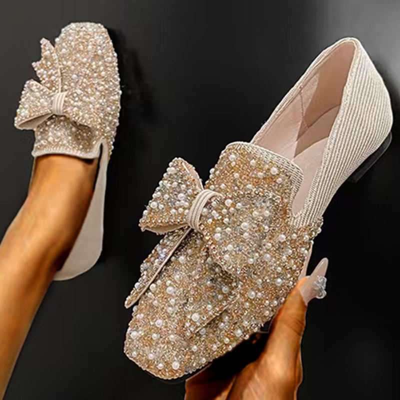 Belifi Beautiful Sparkling Rhinestone Shoes