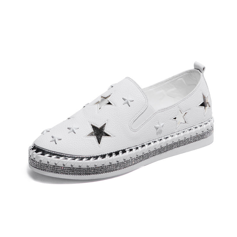 Belifi Fashion Thick Bottom Casual Flat Bottom Shoe