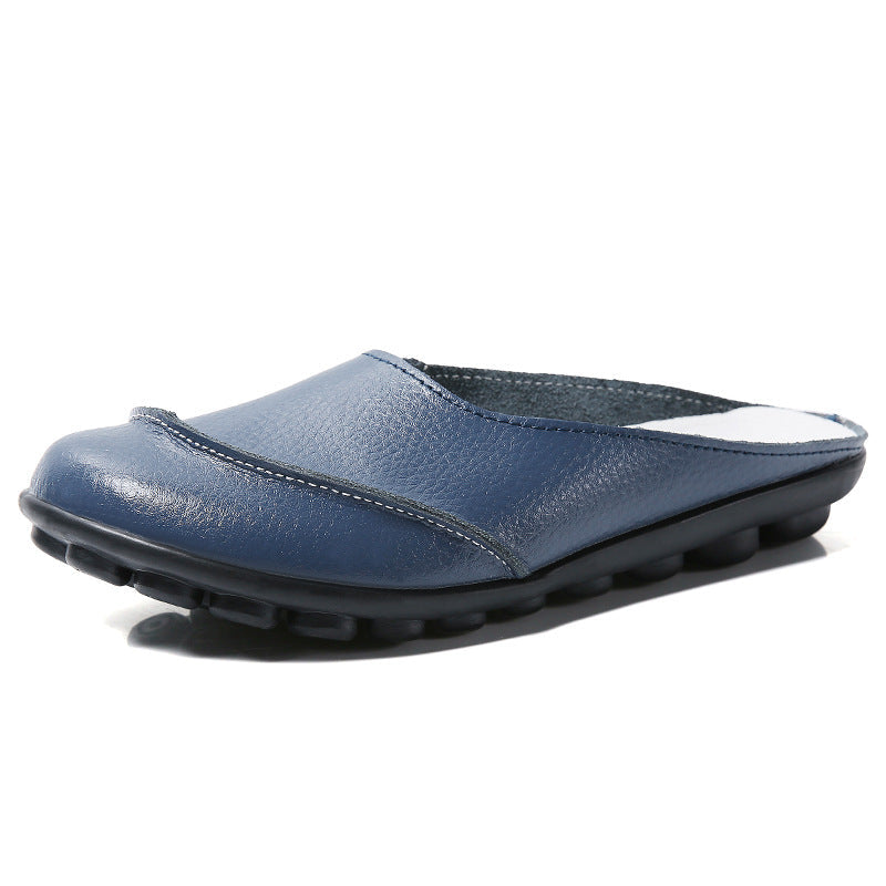 Belifi Slippers: Leather Soft Soles Comfortable Flat Shoes - Enhance Your Style & Comfort