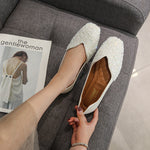 Belifi Women's Rhinestone Flats Fashion Sequin Wedding Shoes