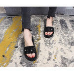 Belifi Soft Sole Non-Slip Sparkling Slippers