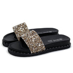 Belifi Soft Sole Non-Slip Sparkling Slippers