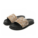 Belifi Soft Sole Non-Slip Sparkling Slippers