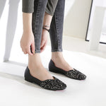 Belifi Women's Rhinestone Flats Fashion Sequin Wedding Shoes