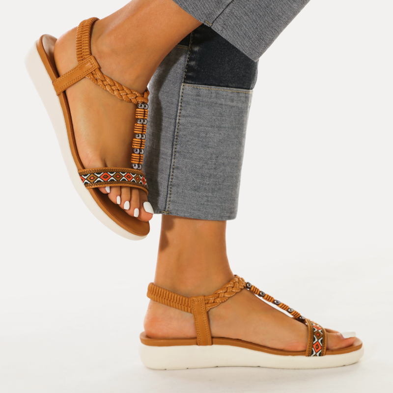 Belifi Soft Sole Casual Elastic Fashion Sandals
