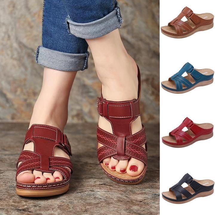 Belifi Premium Comfy Vintage Open Toe Sandal