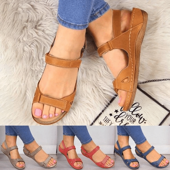 Belifi Premium Faux Leather Women Sandals