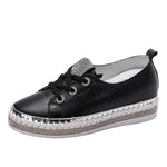 Belifi RhinestonesSoft-soled Versatile Shoes