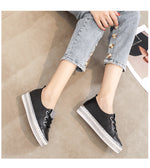 Belifi RhinestonesSoft-soled Versatile Shoes