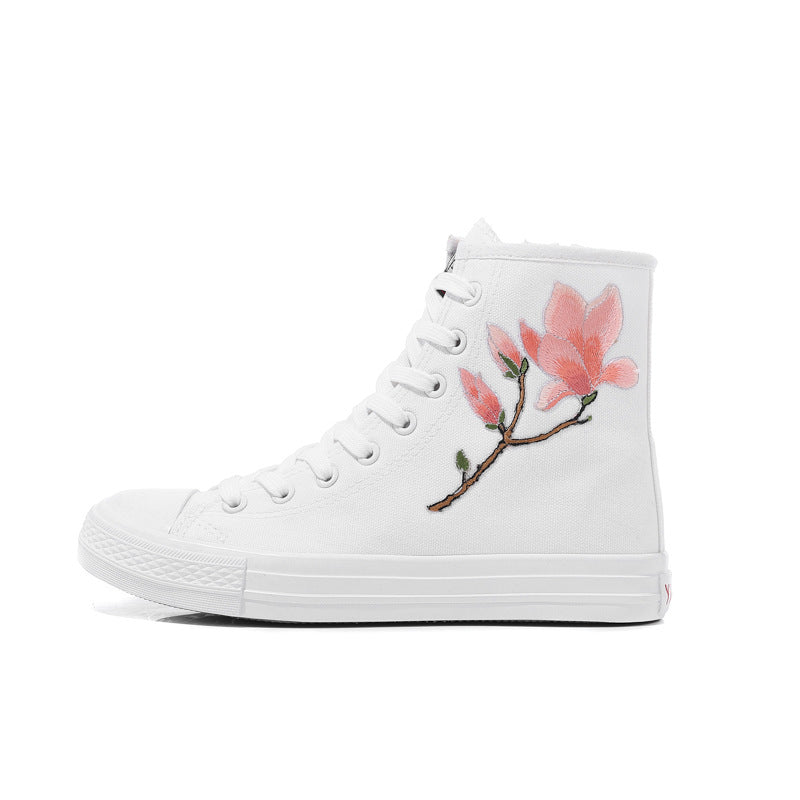 Belifi Fashion Wild High-Top Canvas Shoes