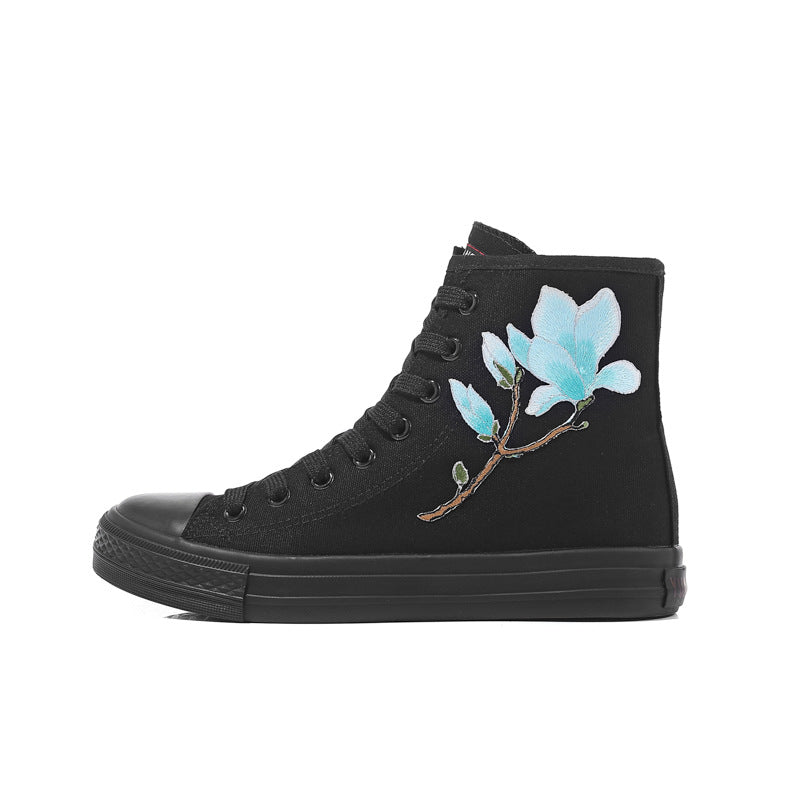 Belifi Fashion Wild High-Top Canvas Shoes