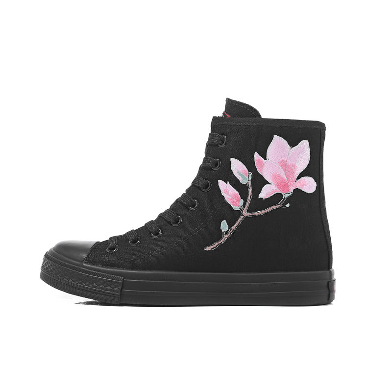 Belifi Fashion Wild High-Top Canvas Shoes