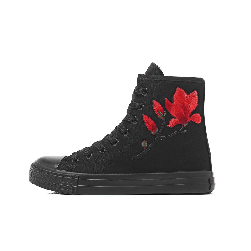 Belifi Fashion Wild High-Top Canvas Shoes