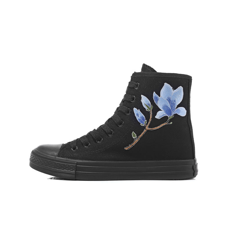 Belifi Fashion Wild High-Top Canvas Shoes