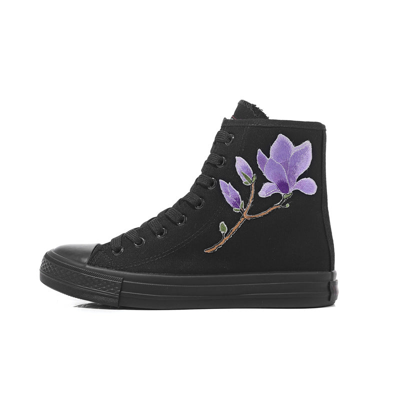 Belifi Fashion Wild High-Top Canvas Shoes