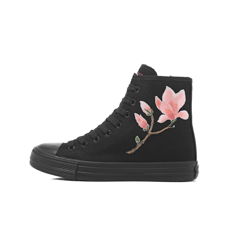 Belifi Fashion Wild High-Top Canvas Shoes